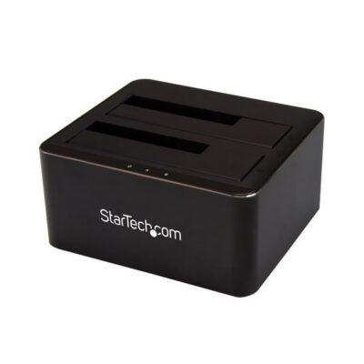Docking Station a Doppio Bay SATA per 2x 2,5/3,5″ SATA SSD/HDD