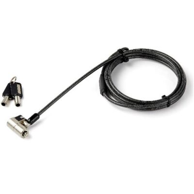 Cavo di sicurezza per laptop con chiave – Per K-Slot, Nano and Wedge Slot – 2m