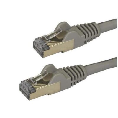 Cavo di Rete Schermato Cat6a STP da 1m – Grigio