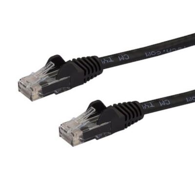 Cavo Patch CAT6 da 7.5m – 24 AWG – Nero