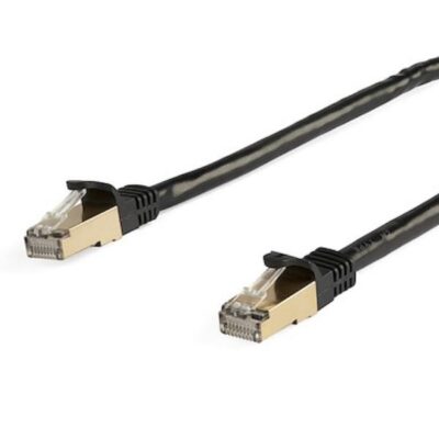 Cavo di rete Ethernet RJ45 CAT6a da 10m – Nero