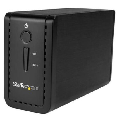BOX Esterno a doppio alloggiamento per HDD da 3,5″