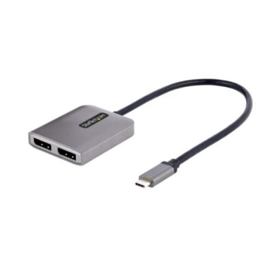 Adattatore USB-C a DisplayPort a 2 Porte – Hub MST Doppia Porta DP 1.4 Alt Mode e DSC