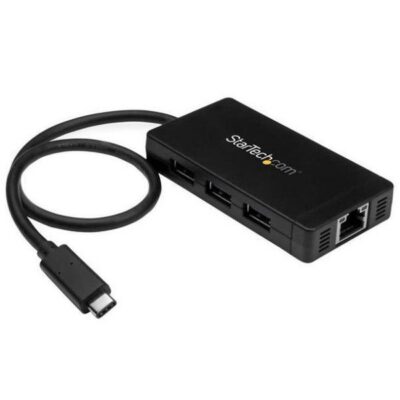 Hub USB 3.0 a 3 pt /USB-C/Gbe