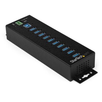 Hub USB 3.0 industriale a 10 porte – Alimentato