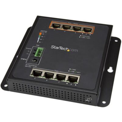 Switch industriale a 8 porte Gigabit PoE