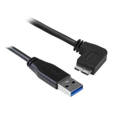 Cavo Micro USB 3.0 slim ad angolo sinistro da 2m