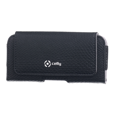 STYLE – Custodia universale in pelle sintetica con chiusura magnetica e passante cintura colore nero pitonato
