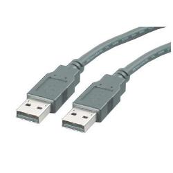 NILOX TECH – Cavo con connettore USB-A 2.0 a connettore USB-A 2.0, maschio a maschio, lunghezza cavo 1.8 mt, velocità max trasferimento: 480 Mbit/s, schermato