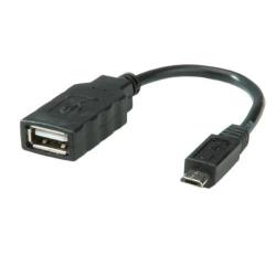 NILOX TECH – Adattatore OTG con connettore USB 2.0 femmina a connettore MicroUsb maschio, ideale per spostare o copiare file o per effettuare il back-up