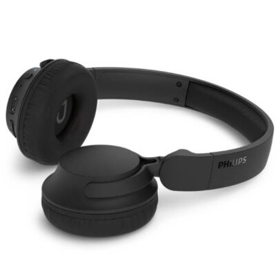 CUFFIA OVER-EAR WIRELESS BLUETOOTH MICROFONO E CANCELLAZIONE DEL RUMORE – NERO
