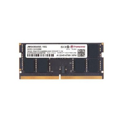 DRAM DDR5 CSODIMM 6400MHz da 16GB, 1Rx8 2Gx8 CL52 1.1V