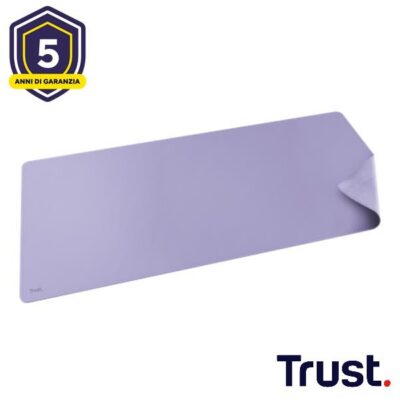 TAPPETINO/MOUSEPAD XXL PROTEGGI SCRIVANIA MISURA 900×430 – TRUST BENYA XXL -VIOLA