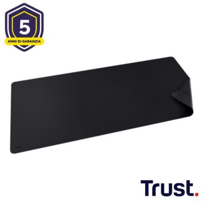 TAPPETINO/MOUSEPAD XXL PROTEGGI SCRIVANIA MISURA 900×430 – TRUST BENYA XXL – NERO