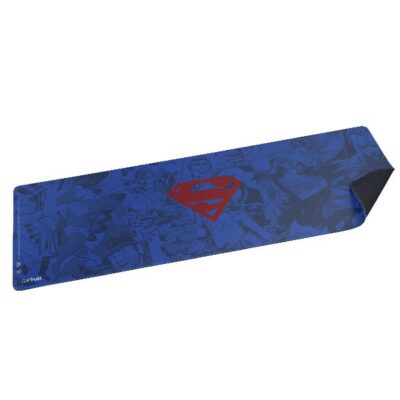 TAPPETINO/MOUSEPAD XXL PROTEGGI SCRIVANIA MISURA 900×300 SUPERMAN – TRUST GXT759SM – BLU/ROSSO