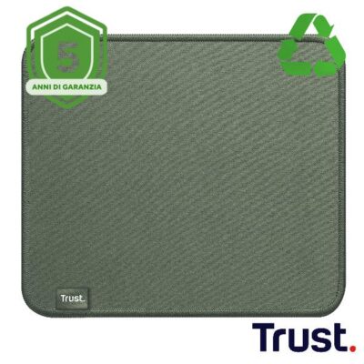 TAPPETINO/MOUSEPAD 250×210 REALIZZATO CON MATERIALI RICICLATI – TRUST BOYE – LAVABILE – VERDE