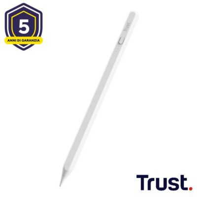 PENCIL/STYLUS PEN ATTIVA PER iPAD – TRUST KYNA – BIANCA