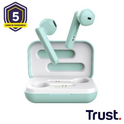 AURICOLARI BLUETOOTH – TRUST PRIMO TOUCH VERDE