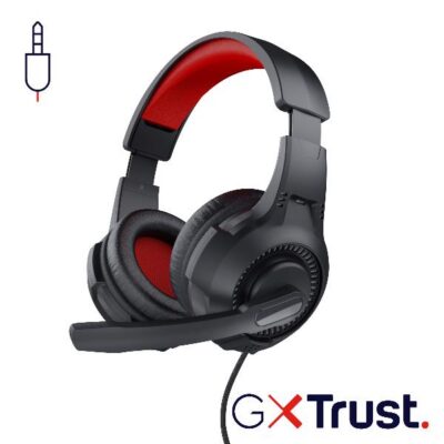 CUFFIE GAMING CABLATE JACK 3,5MM MULTIPIATTAFORMA,OVER-EAR – TRUST BASIC NERO
