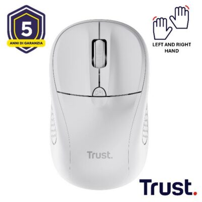 MOUSE WIRELESS – 1600DPI – TRUST PRIMO BIANCO