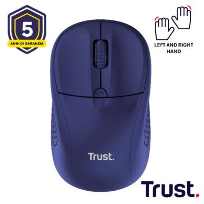 MOUSE WIRELESS – 1600DPI – TRUST PRIMO BLUE