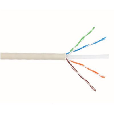 CAVO SOLIDO UTP PER RETI CATEGORIA 6 AWG23 MATERIALE CCA MATASSA MT 305 CLASSE CPR ECA