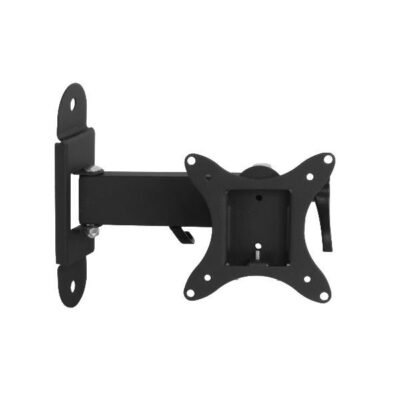 BRACCIO A MURO CON 2 SNODI PER TV LED/LCD DA 13 A 37″ FINO A 15KG E VESA 100X100