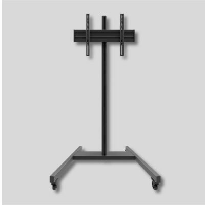 Supporto video con ruote per video 42″-75″ fio a 70 kg
