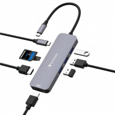 USB C Pro multiporte HUB 8 IN 1 HDMI 8K PD 85W