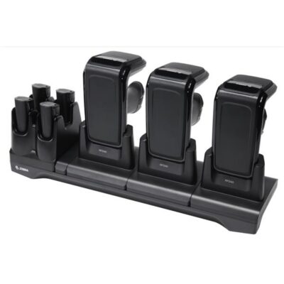 RFD40/RFD90, 3 DEVICE SLOT/4 TOASTER SLOTS, CHARGE ONLY CRADLE – REQUIRES PWR-BGA12V108W0WW, CBL-DC-382A1-01 AND AC LINE CORD