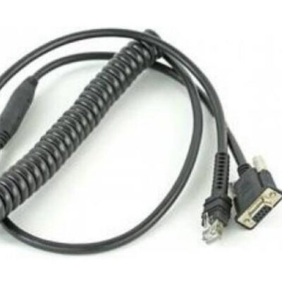 CABLE – RS232: DB9 FEMALE CONNECTOR,9 FT.(2.8M) COILED,POWER PIN 9,TXD ON 2, TRUE CONVERTER -30C
