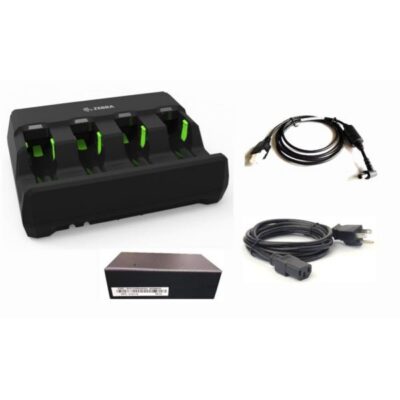 KIT BASE DI RICARICA A 4 SLOT PER BATTERIE PER DS3600/LI3600 INCLUDE ALIMENTATORE, DC LINE CORD