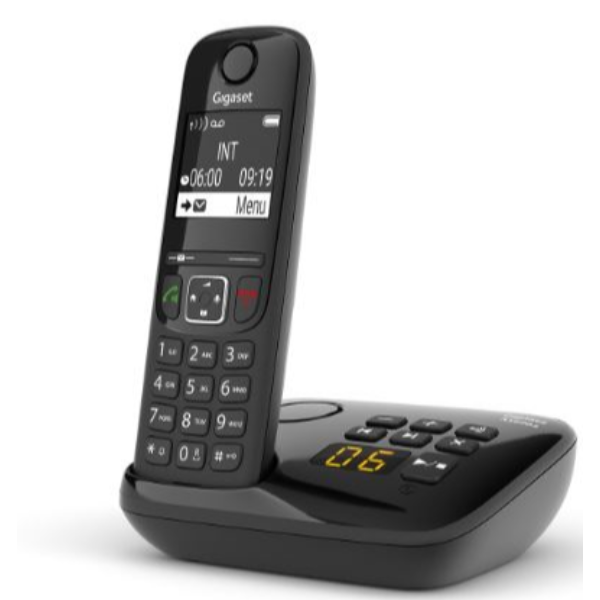 CORDLESS AS690 A NERO – CON SEGRETERIA