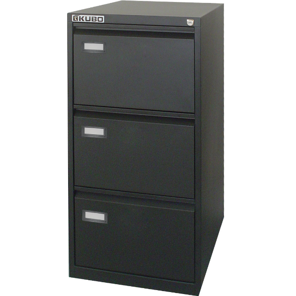 Classificatore KUBO 3 cassetti nero