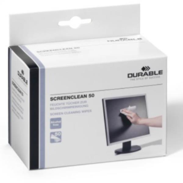 Salviettine per la pulizia di schermi SCREENCLEAN® conf.50