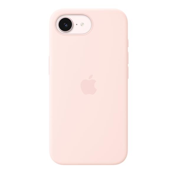 Custodia MagSafe in silicone per iPhone 17e – Rosa chiaro