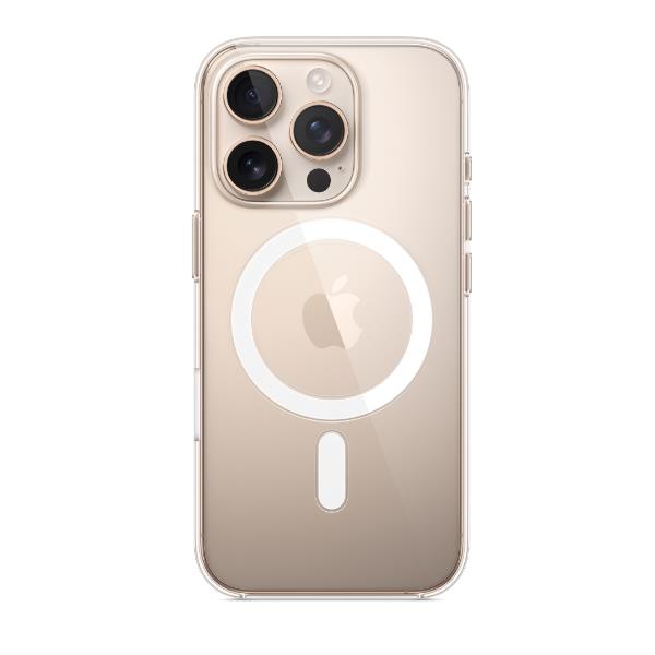 Custodia MagSafe trasparente per iPhone 16 Pro