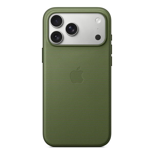 Custodia MagSafe in tessuto TechWoven per iPhone 17 Pro Max – Verde