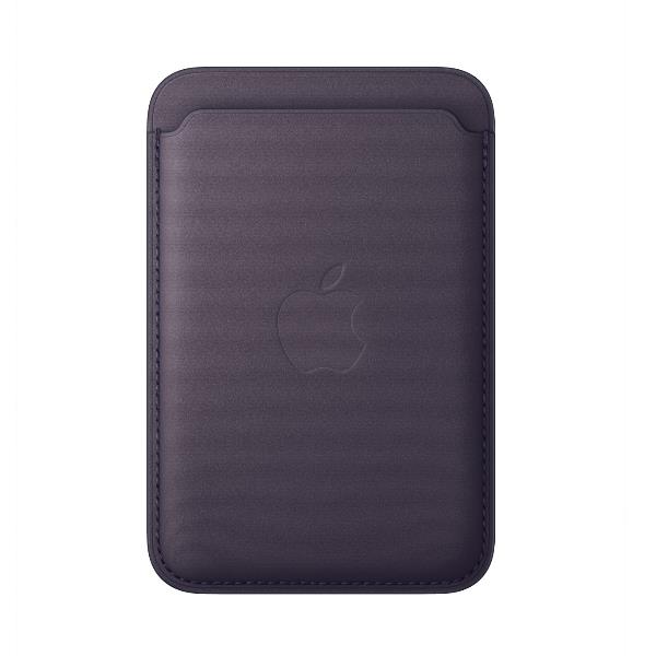 Portafoglio MagSafe in tessuto FineWoven per iPhone – Viola mezzanotte