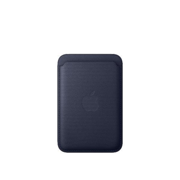 Portafoglio MagSafe in tessuto FineWoven per iPhone – Blu navy