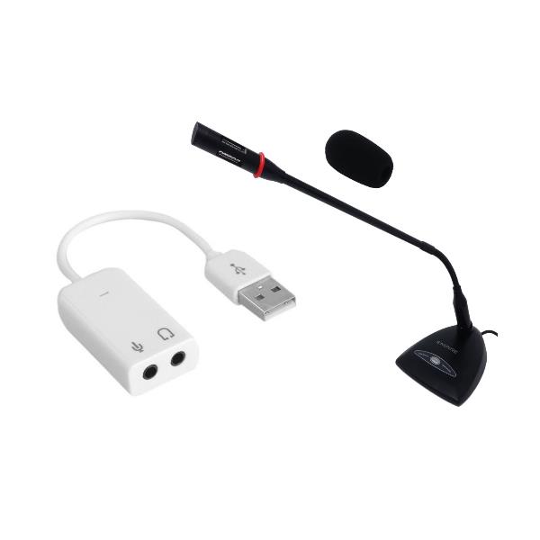 KIT MIC. DESK-100 + SCHEDA USB135
