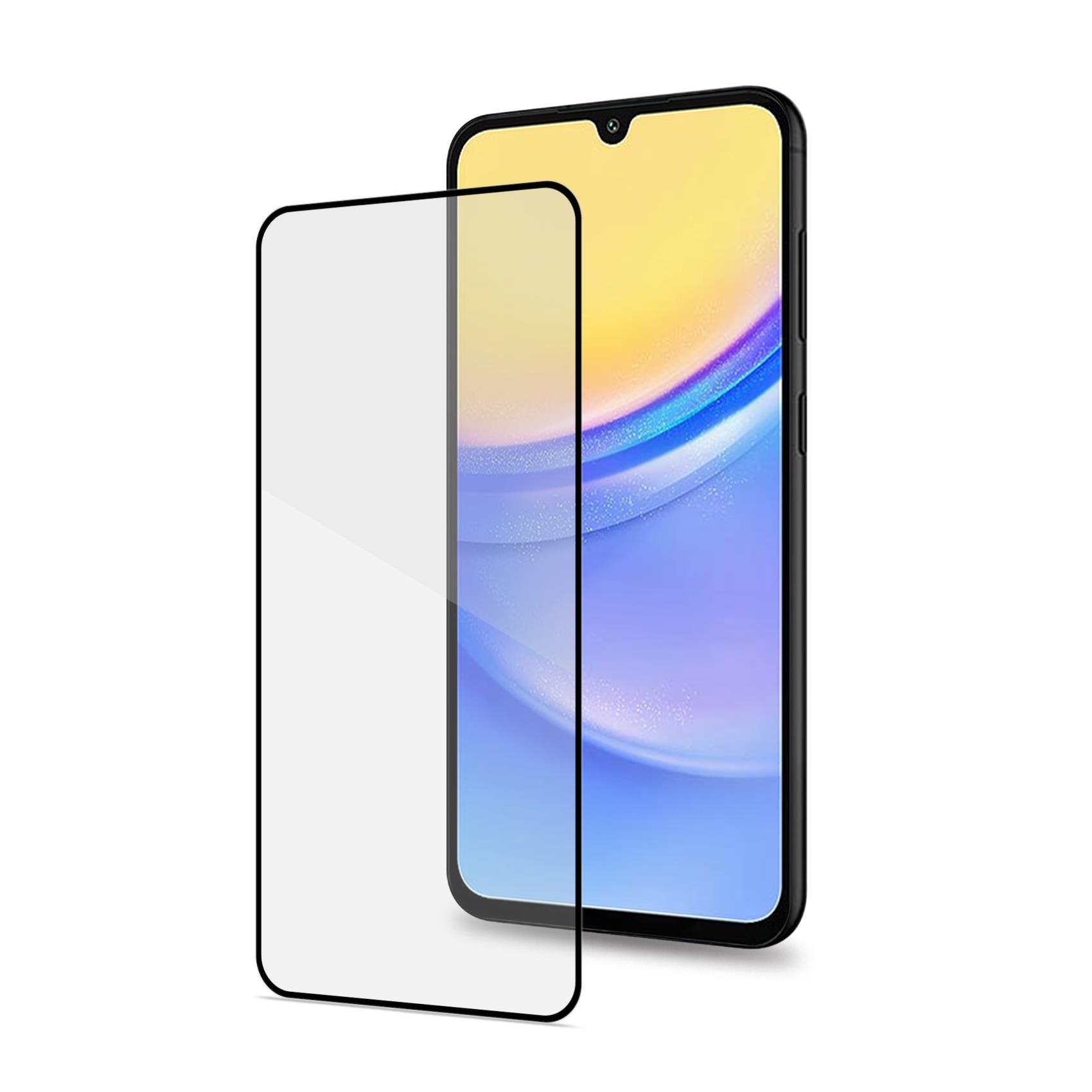 FULLGLASS – Vetro 9H con bordo colorato nero compatibile con Samsung Galaxy A56 5G/ Galaxy A56 5G Enterprise Edition