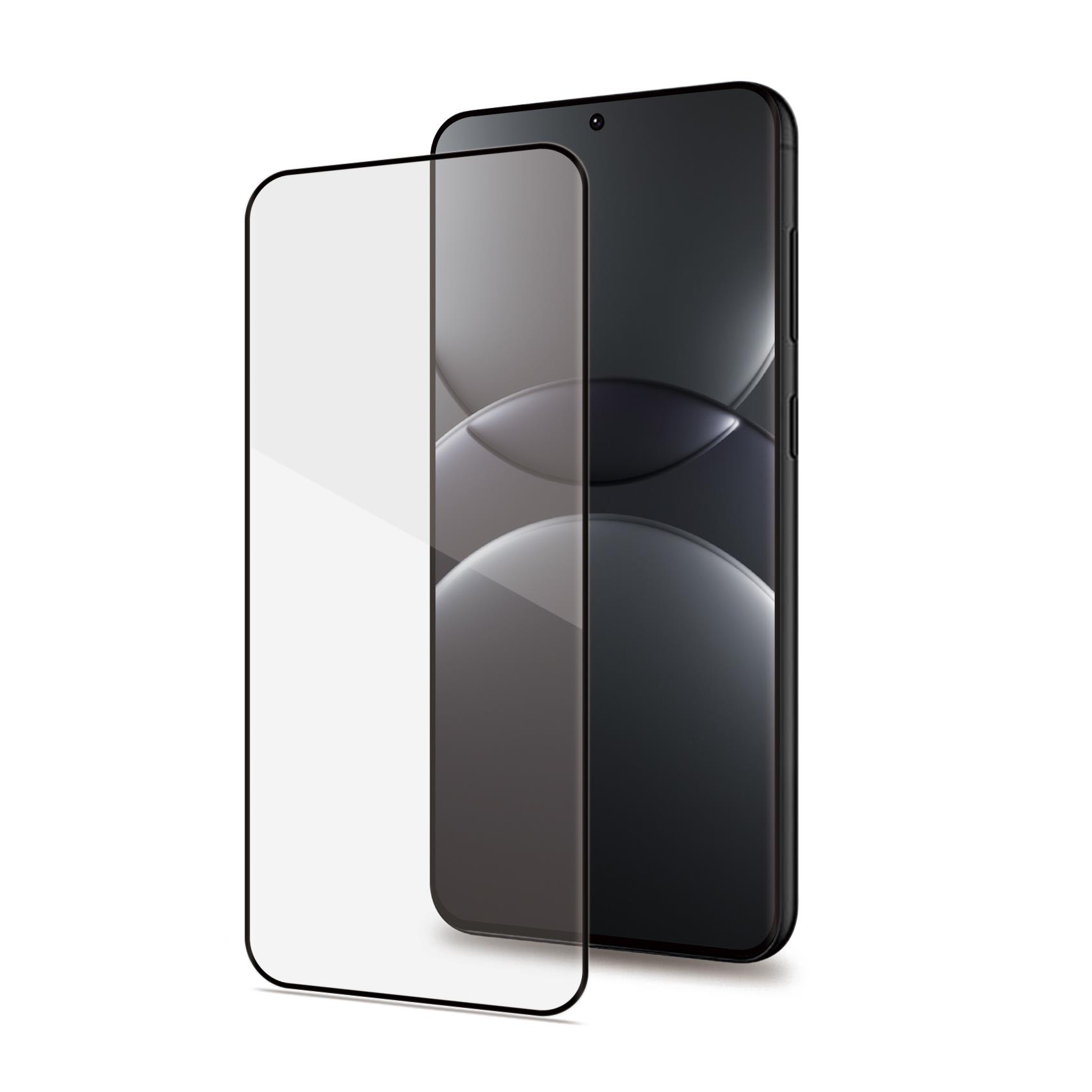 FULLGLASS – Vetro 9H con bordo colorato nero compatibile con Samsung Galaxy A26 5G/ Galaxy A26 5G Enterprise Edition/ Galaxy A16 5G/ Galaxy A16 4G