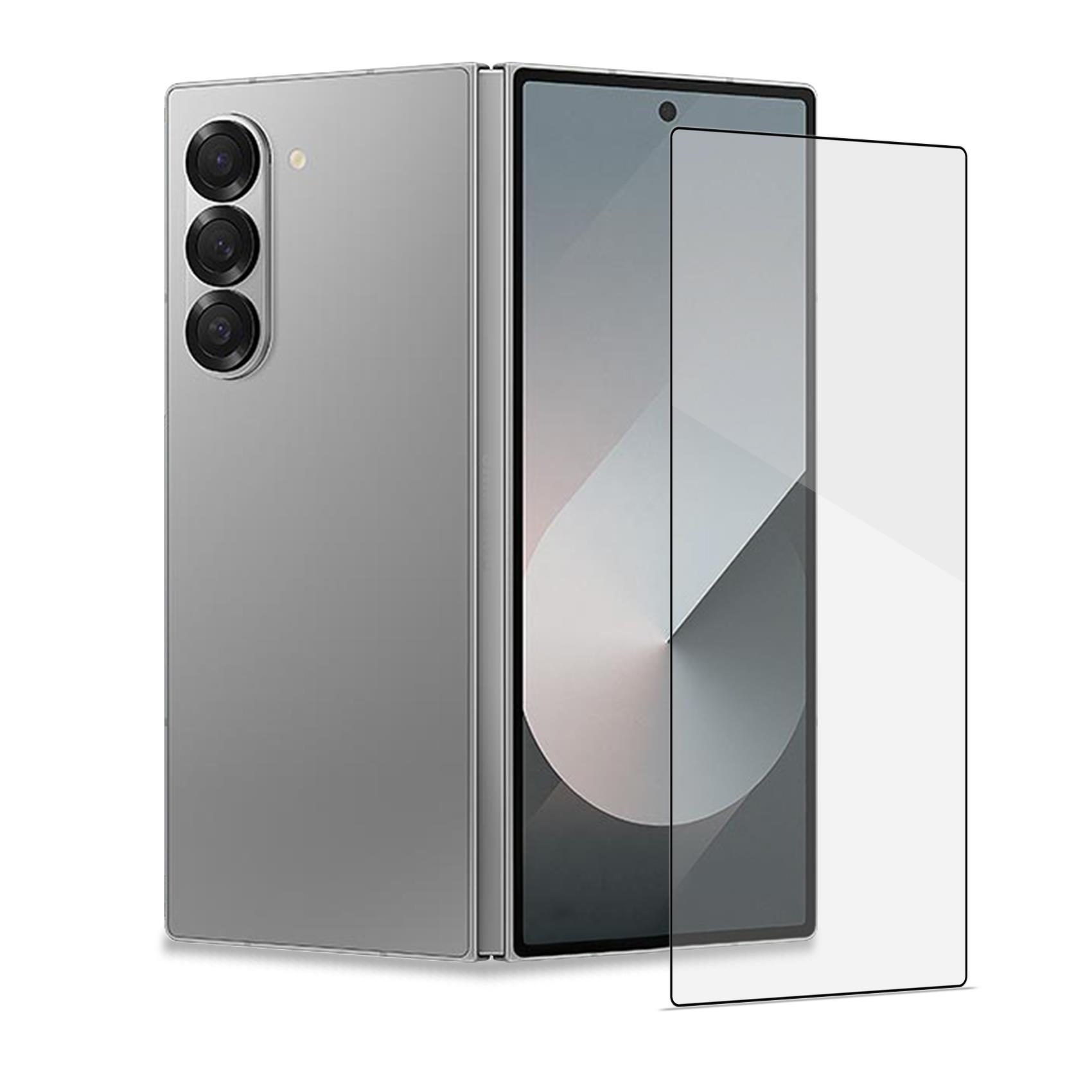 FULLGLASS – Vetro 9H con bordo colorato nero compatibile con Samsung Galaxy Z Fold 8 Ultra/ Z Fold 7/ Z Fold 7 Enterprise Edition