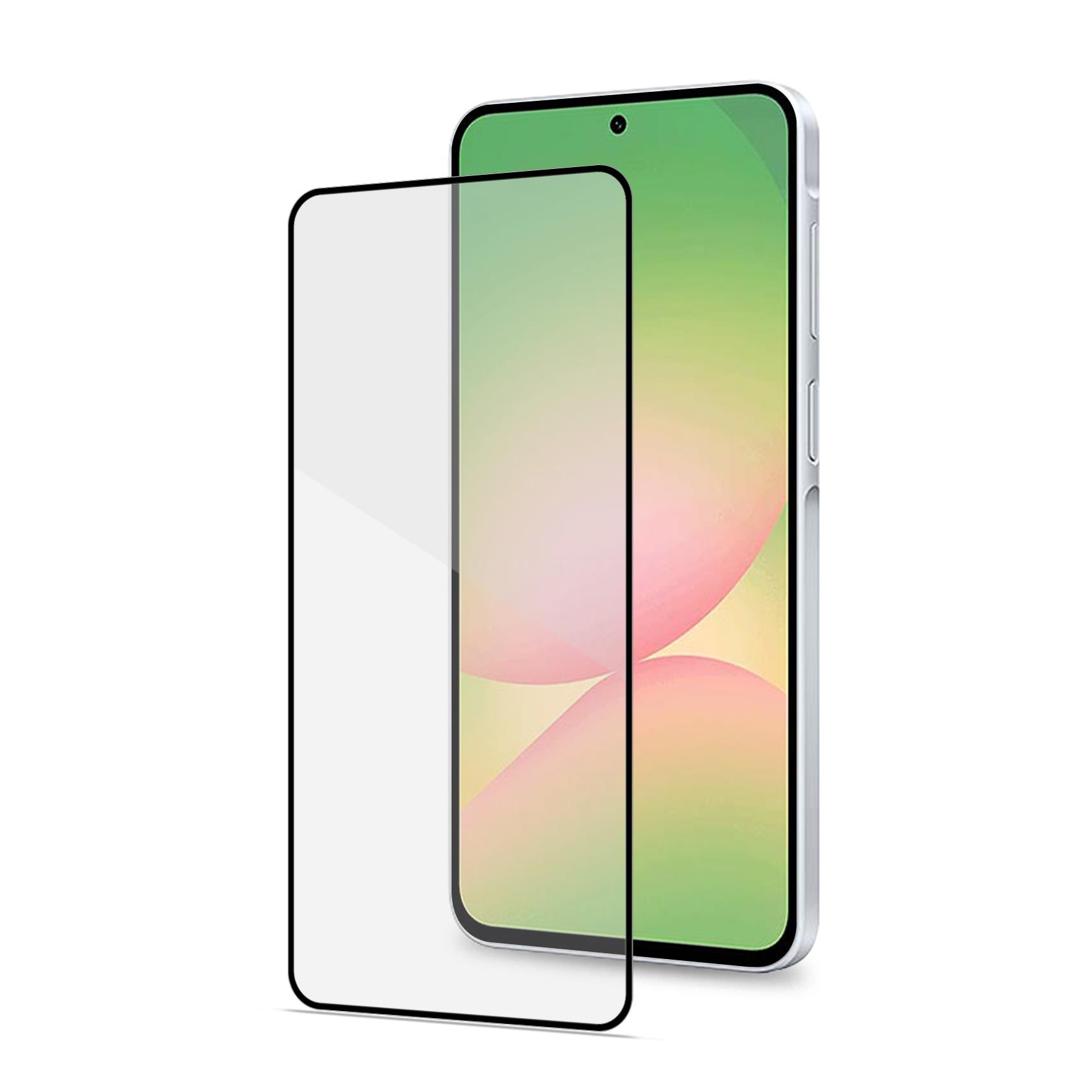 FULLGLASS – Vetro 9H con bordo colorato nero compatibile con Samsung Galaxy A57 5G/ Galaxy A57 5G Enterprise Edition
