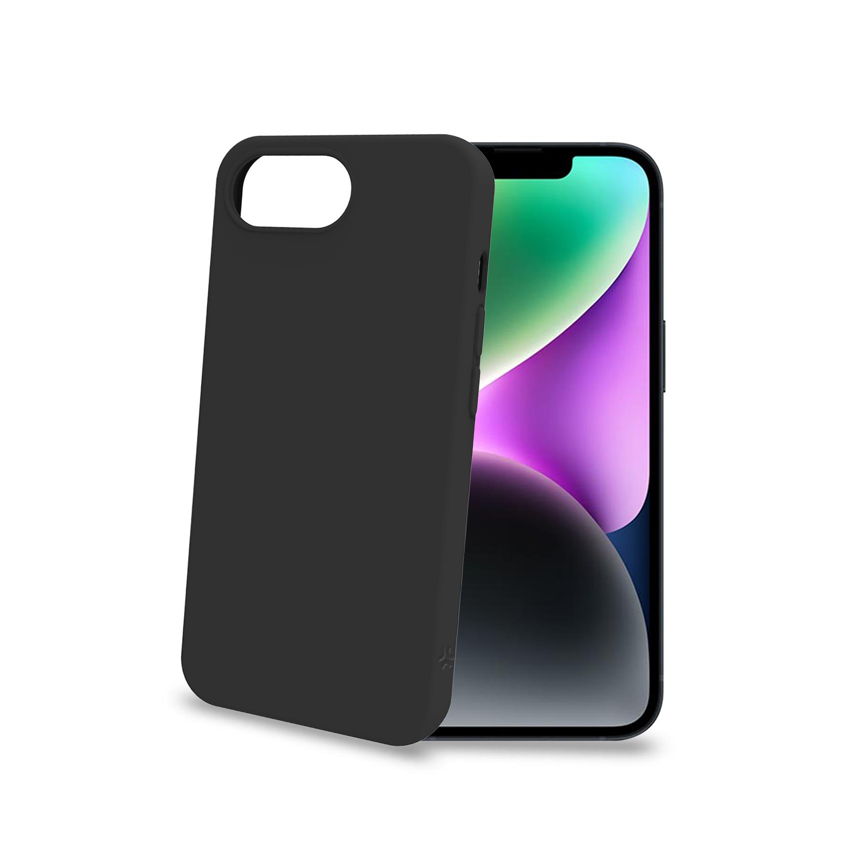 CROMO – Cover in morbido TPU con finitura soft touch colore nero compatibile con Apple iPhone 16e/ iPhone 17e