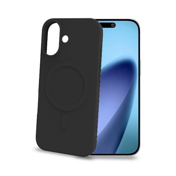 CROMOMAG – Cover in TPU morbido compatibile con la tecnologia Magsafe, colore nero compatibile con Apple iPhone 17 [IPHONE 17 CASES]