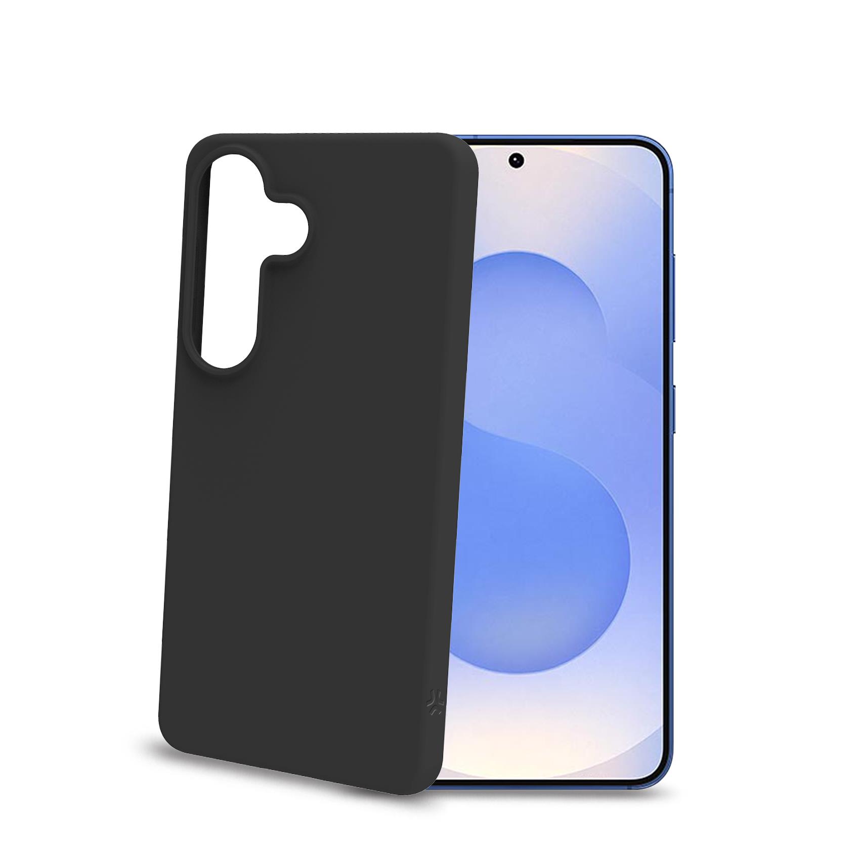 CROMO – Cover in morbido TPU con finitura soft touch colore nero compatibile con Samsung Galaxy S26 5G/ Galaxy S26 5G Enterprise Edition