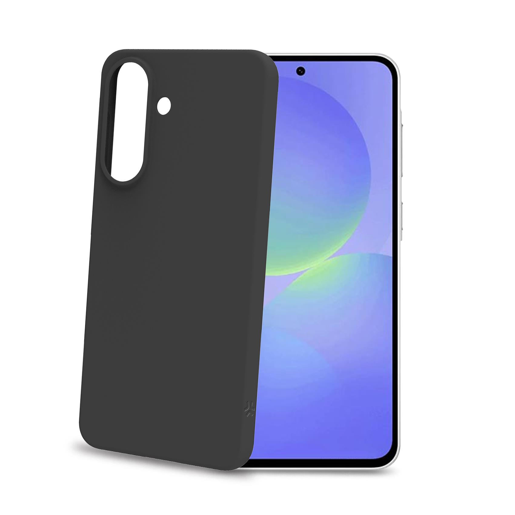 CROMO – Cover in morbido TPU con finitura soft touch colore nero compatibile con Samsung Galaxy A37 5G/ Galaxy A37 5G Enterprise Edition