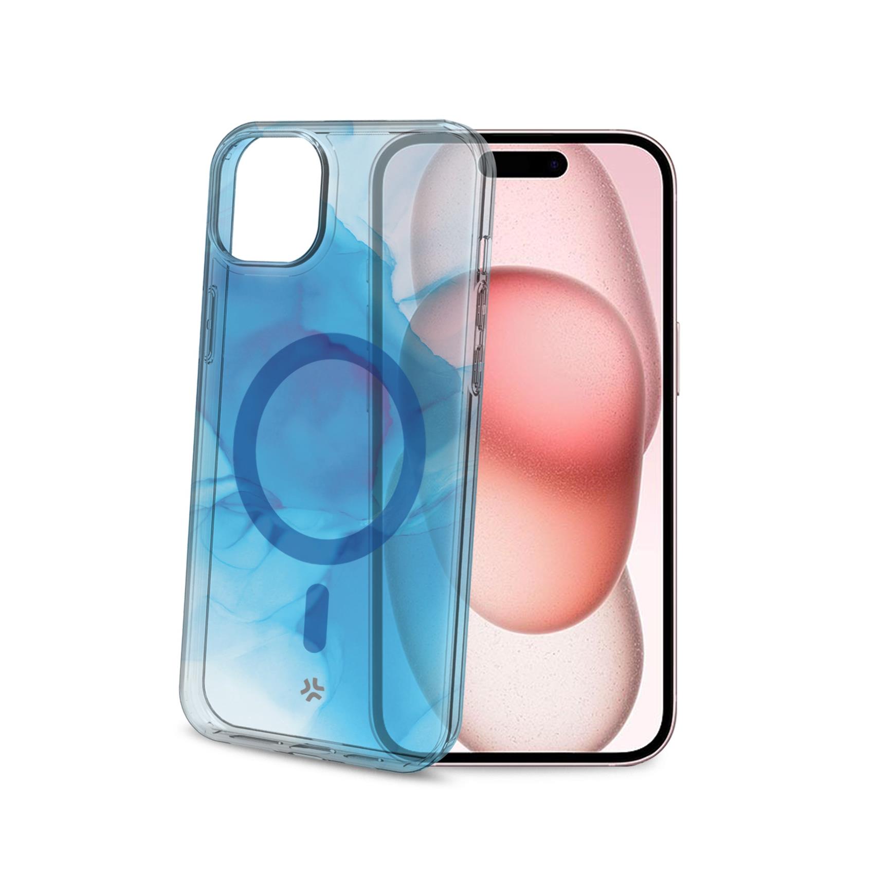 MAGSHADES – Cover semi-trasparente dotata di tecnologia Magsafe, bordi rinforzati, protezione tasti compatibile per Apple iPhone 15